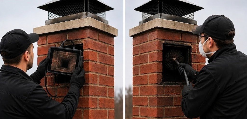 Chimney Inspection vs. Cleaning